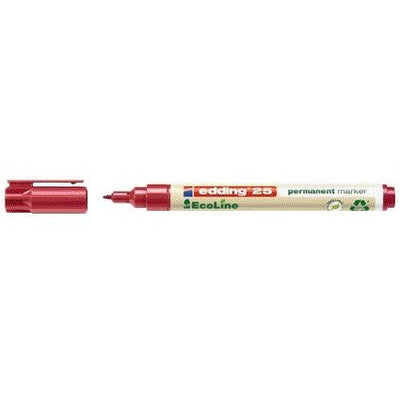 Edding - Felt-tip pen 25 EcoLine round 1mm red