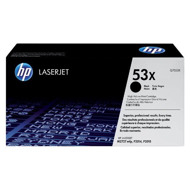 HP - Tonercartridge hp q7553x 53x zwart