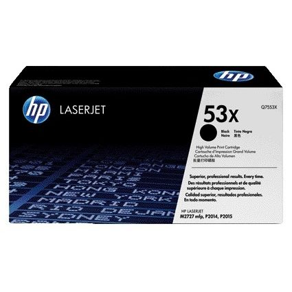 HP - Cartouche toner q7553x 53x noir