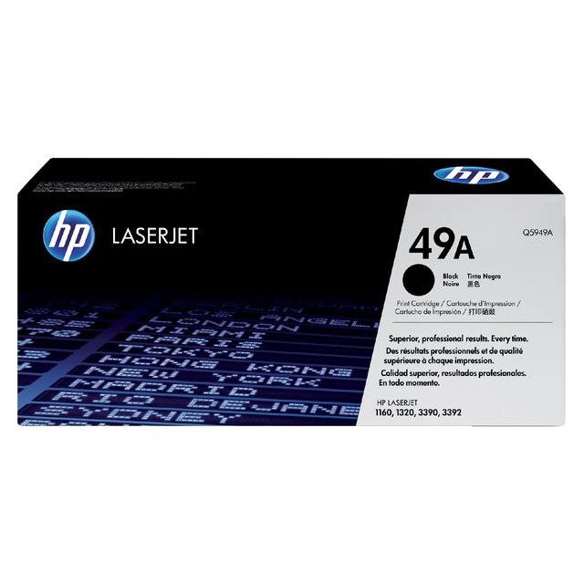 HP - Tonercartridge hp q5949a 49a zwart