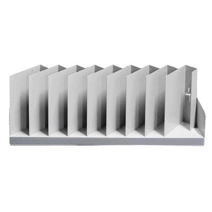 Ufficio - Scaffale da presentazione in metallo 9 scomparti.