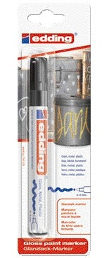 Edding - Paintmarker al óleo 750 2-4 mm negro blister de 1 pieza