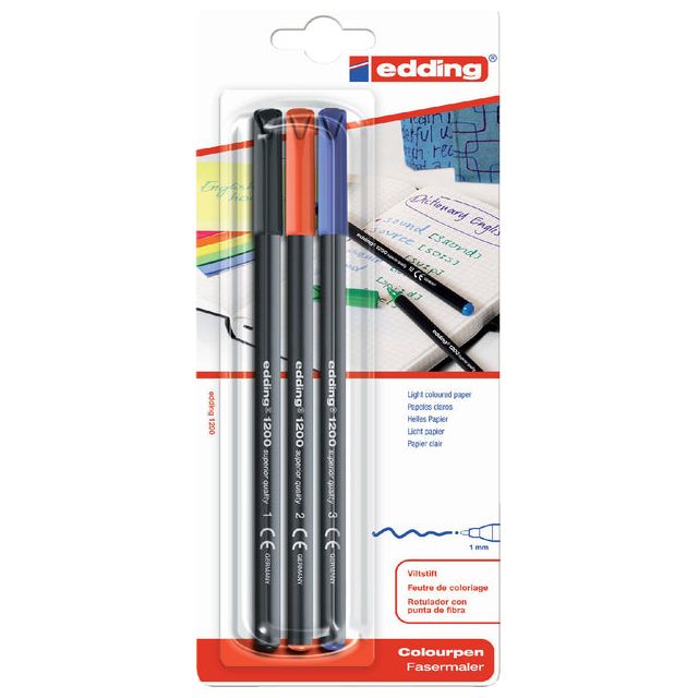 Edding - Fineliner Edding 1200 F Assorti