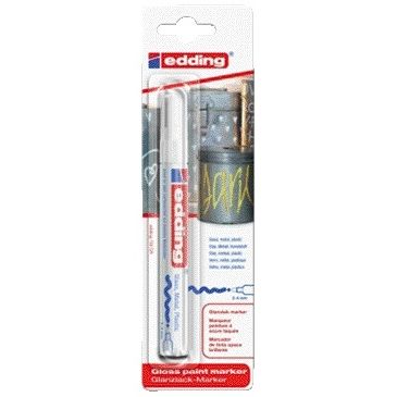 Edding - Paintmarker a base di olio 750 blister bianco da 2-4 mm da 1 pezzo