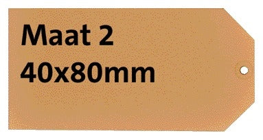 HF2 - Cartoncino per etichette n. 2 camosci 40x80mm da 200gr 1000 pezzi