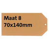 HF2 - Cartoncino per etichette n. 8 camosci da 200 gr 70x140 mm 1000 pezzi