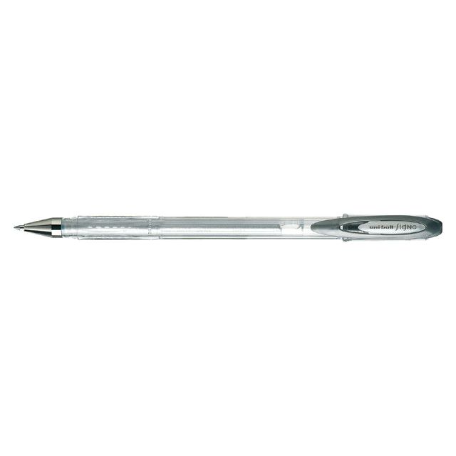 Uni -Ball - Rollerpen Signo M Metallic Silver | 1 pièce | 12 pièces