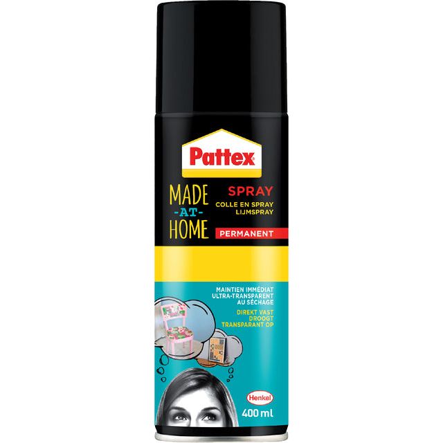 Pattex - Kleber Pattex Hobby Spray Permanent 400ml | 1 Stück | 6 Stück