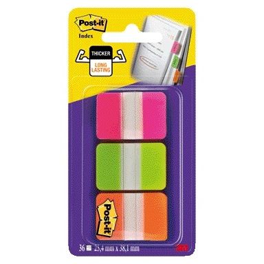 Post-it - Indextabs 686got 25.4x38mm strong rz gn