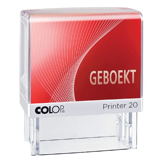 Colop - Text Stamp Colop 20 Réduit Red | 1 pièce