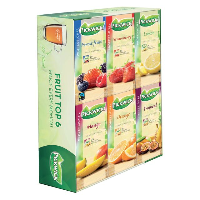 Pickwick - thé Pickwick Multipack Multipack Original 6x25st Fruit | Emballez une pièce de 150