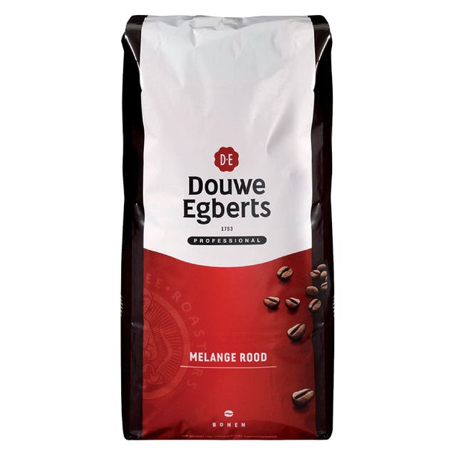 Douwe Egberts - Café Douwe Egberts Bonen Melange Red 3kg | Pak a 3000 grammes | 2 pièces