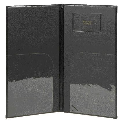 Securit - Spazio per cartelle di pagamento per denaro e carte di debito nero