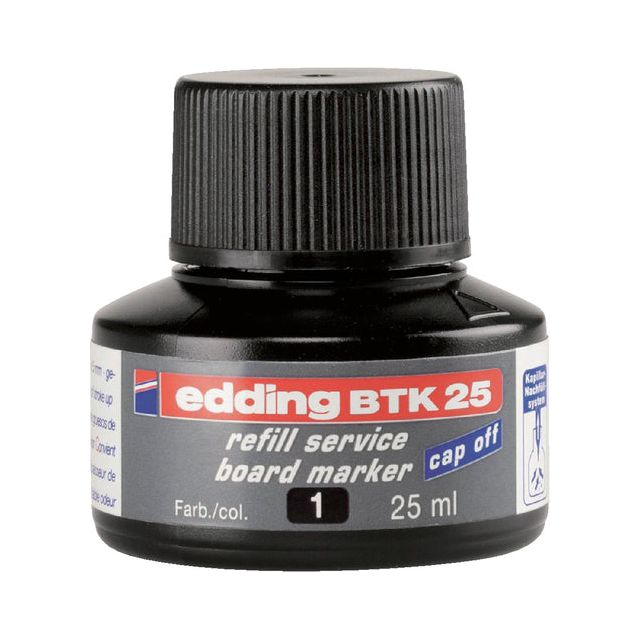 Edding - ViltStift Ink Edding BTK25 pour Whiteboard Black | 1 pièce