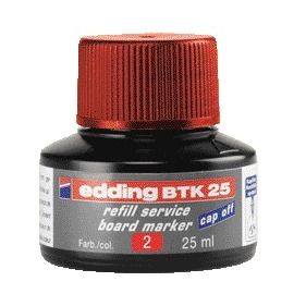 Edding - Felt-tip pen ink BTK25 for whiteboard red