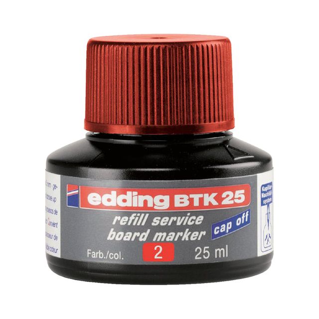 Edding - ViltStift Ink Edding BTK25 pour Whiteboard Red | 1 pièce