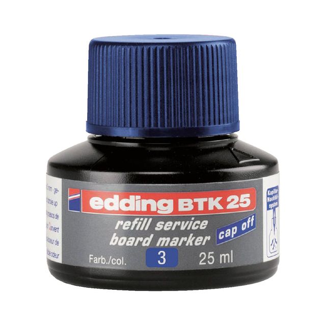 Edding - ViltStift Ink Edding BTK25 pour Whiteboard Blue | 1 pièce