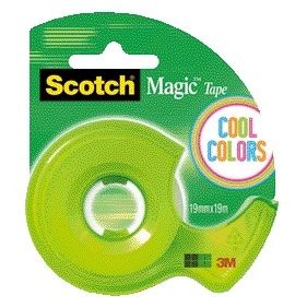 Scotch -  Plakband 810 19mm + handdisp cool colors