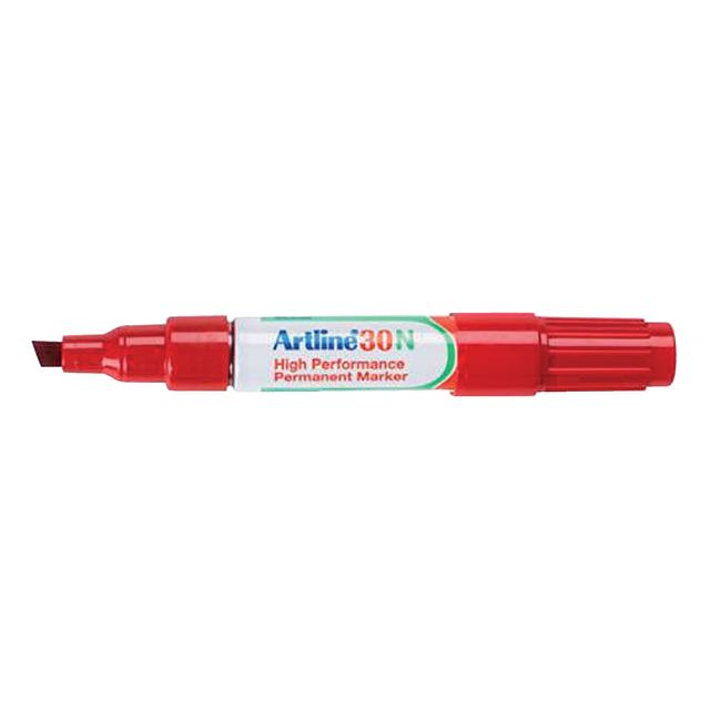 Artline - Felt -Tip Marker 30 incliné 2-5 mm rouge | 12 pièces