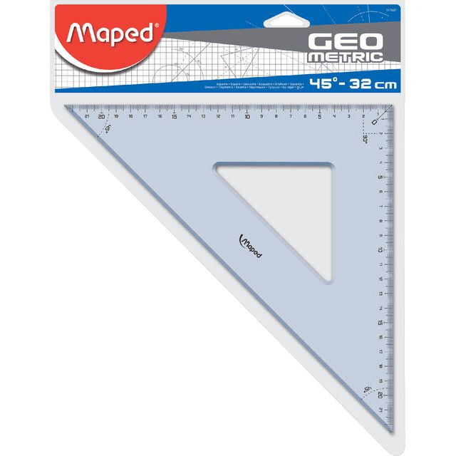 Maped - Geodriehoek 45gr 32cm