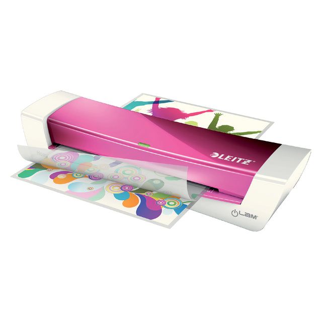 Leitz - Lamineermachine ILAM Home A4 roze