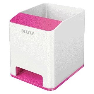 Leitz - Portalápices WOW blanco/rosa