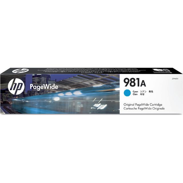 HP - Inkcartridge HP J3m68a 981a Blue | Box ein 1 Stück