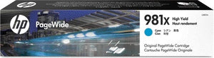 HP -  981X originele cyaan high-capacity Wide cartridge