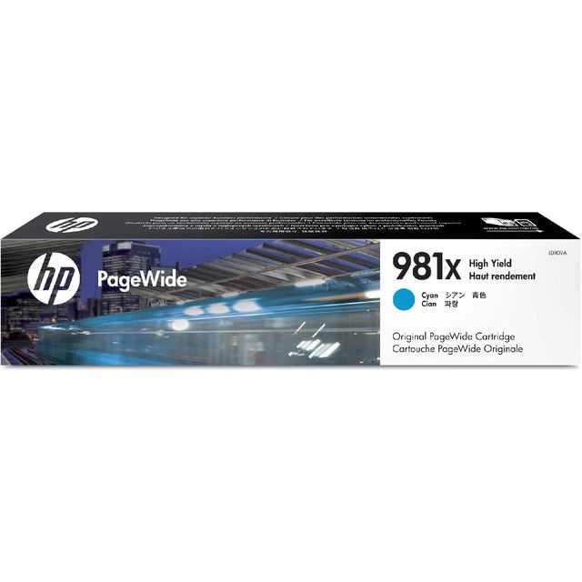 HP - Inkcartridge HP L0R09A 981X Blue | Box ein 1 Stück