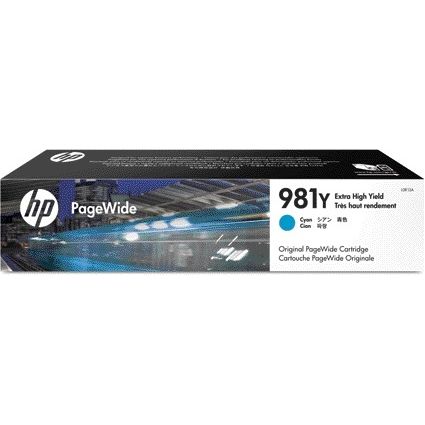 HP -  981Y originele cyaan extra high-capacity Wide cartridge