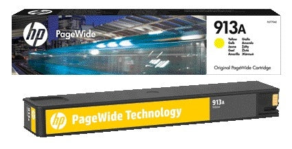 HP - Cartouche d'encre f6t79ae 913a jaune