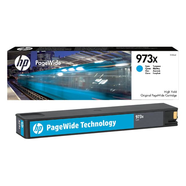 HP - INKCARTRIDGE HP F6T81AE 973X Bleu | 1 pièce