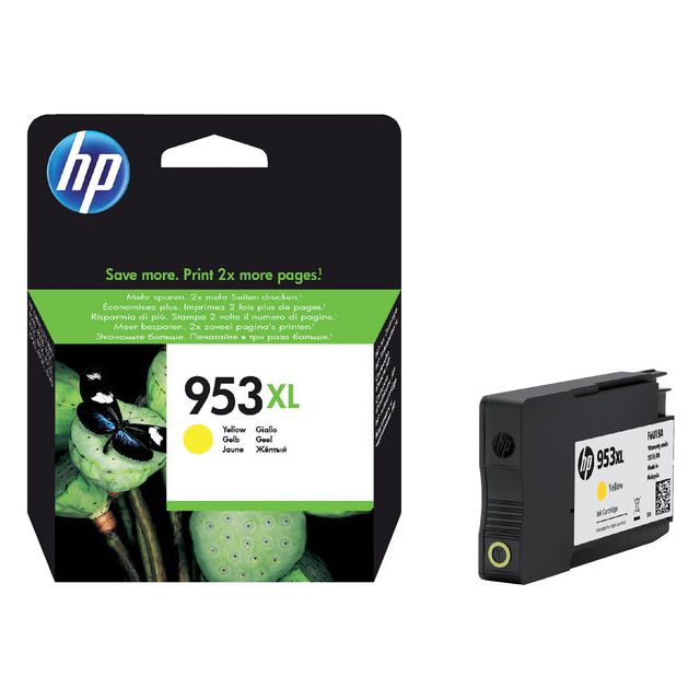 HP - INKCARTRIDGE HP F6U18AE 953XL Jaune | Blister un 1 morceau