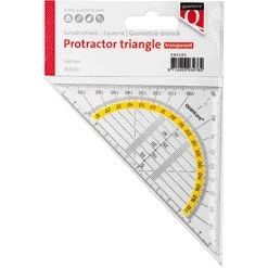 Quantore - Geotriángulo 140mm transparente | 20 piezas