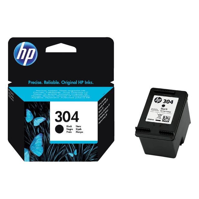 HP - INKCARTRIDGE HP N9K06AE 304 Black | 1 pièce