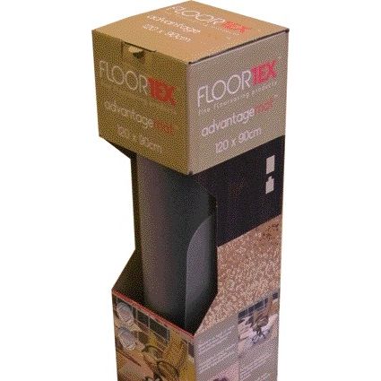 Floortex - Chair mat PVC 120x90cm for hard floors retail pack