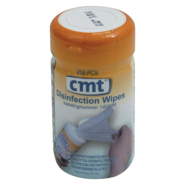 CMT - Desinfektionstücher CMT Pot von 200 Teilen | Pack 200