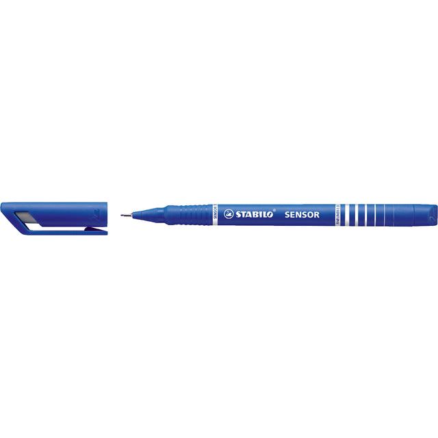 STABILO - Capteur Fineliner 189/41 F bleu | Boîte extérieure une pièce de 10