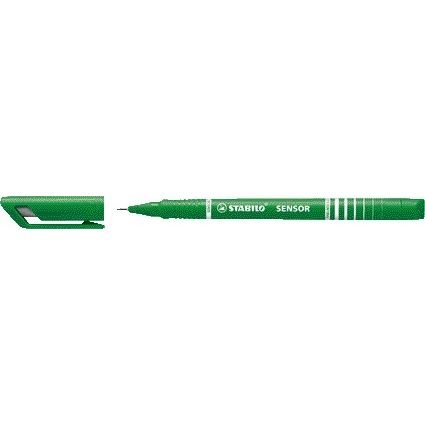 Stabilo - Fineliner Sensor 189/36 fine verde | 10 pezzi