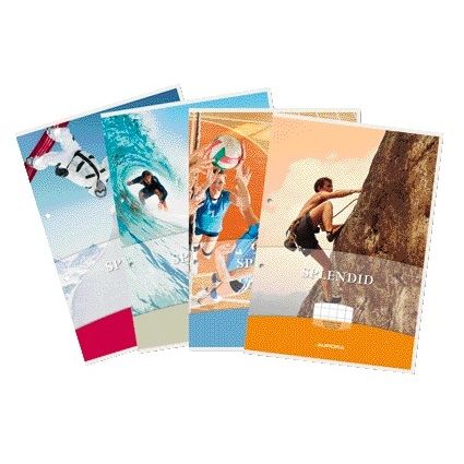 Aurora - Course block A4 diamond 10x10mm 2-hole 200 pages 70gr | 10 pieces