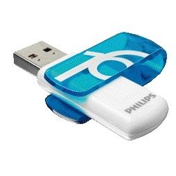 Philips - Chiavetta USB 2.0 Vivid Edition Blu Oceano 16GB