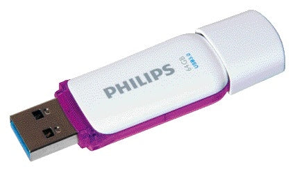 Philips - Memoria USB 3.0 Snow Edition Magic Purple 64GB