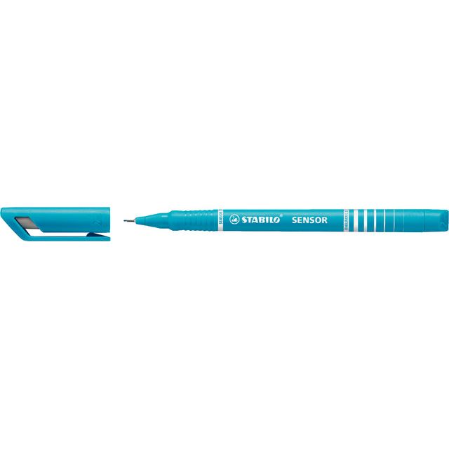 Stabilo - Fineliner -Sensor 189/51 F Turquoise | Außenschachtel ein 10 Stück