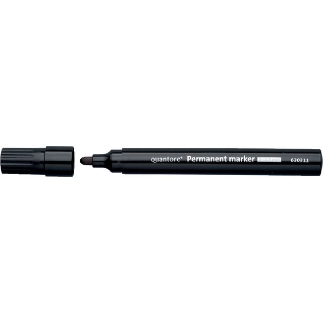 Pen quantore - Felt -tip autour de 1-1,5 mm noir | 10 morceaux