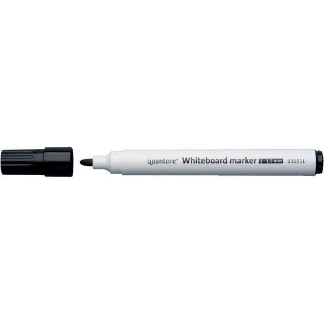 Quantore - Felt -Tip Whiteb autour de 1-1,5 mm noir | Boîte extérieure une pièce de 10