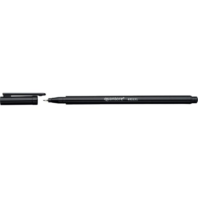 Quantore - Fineliner zwart 0.4mm | 10 stuks