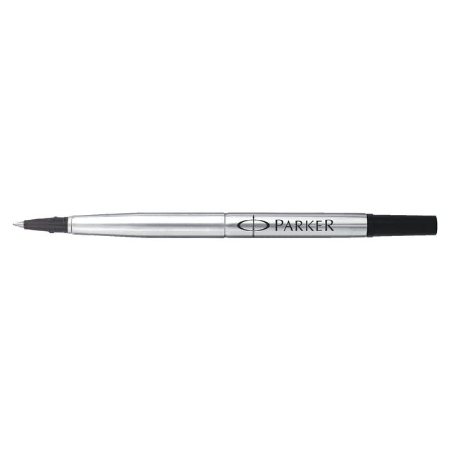 Parker - Rollerpenvulling zwart fijn 0.5mm