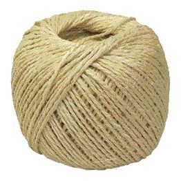 Muller - Cuerda de sisal de 2 hilos Ø ±3mm aprox. 140 metros | 12 piezas
