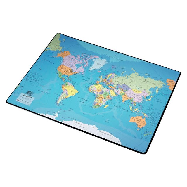 Esselte - Esselte onderlagte avec carte du monde 40x53cm | 1 pièce