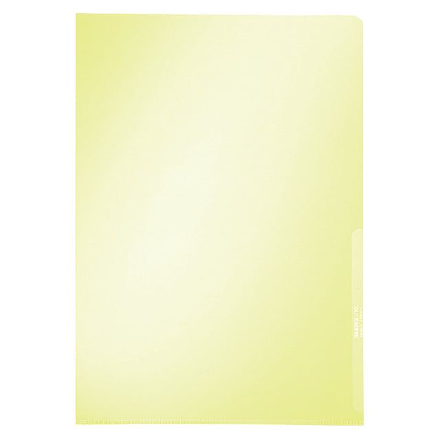 Leitz - L -Map Leitz Premium Copy SAFC PVC A4 Jaune | Box un 100 pièces